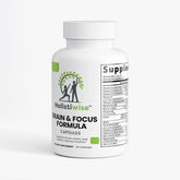 Brain & Focus Formula – Mental Clarity, Memory & Cognitive Support | 60 Veggie Capsules