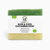 Aloe & Cool Cucumber Soap – Soothing, Hydrating Bar for Sensitive Skin | 4oz | Organic Oils | Vegan | Made in USA