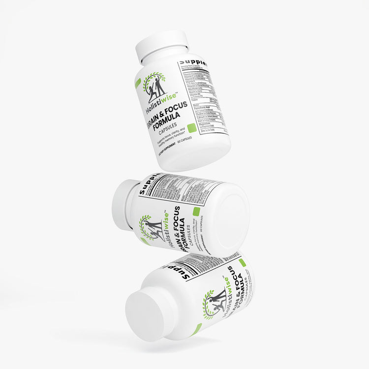 Brain & Focus Formula – Mental Clarity, Memory & Cognitive Support | 60 Veggie Capsules