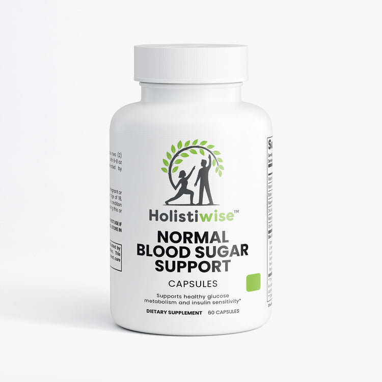 Normal Blood Sugar Support – Natural Glucose & Insulin Support | 60 Capsules | Non-GMO | US Made