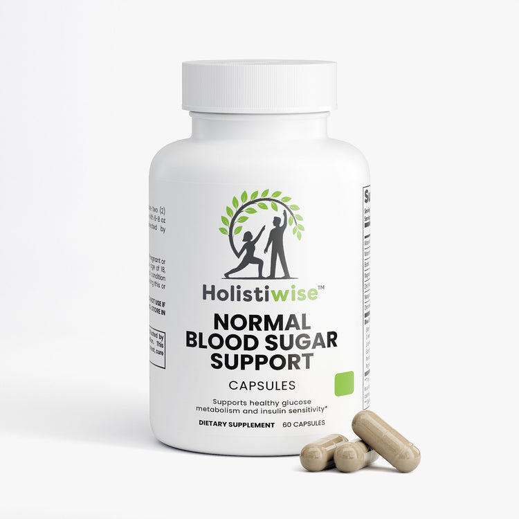 Normal Blood Sugar Support – Natural Glucose & Insulin Support | 60 Capsules | Non-GMO | US Made
