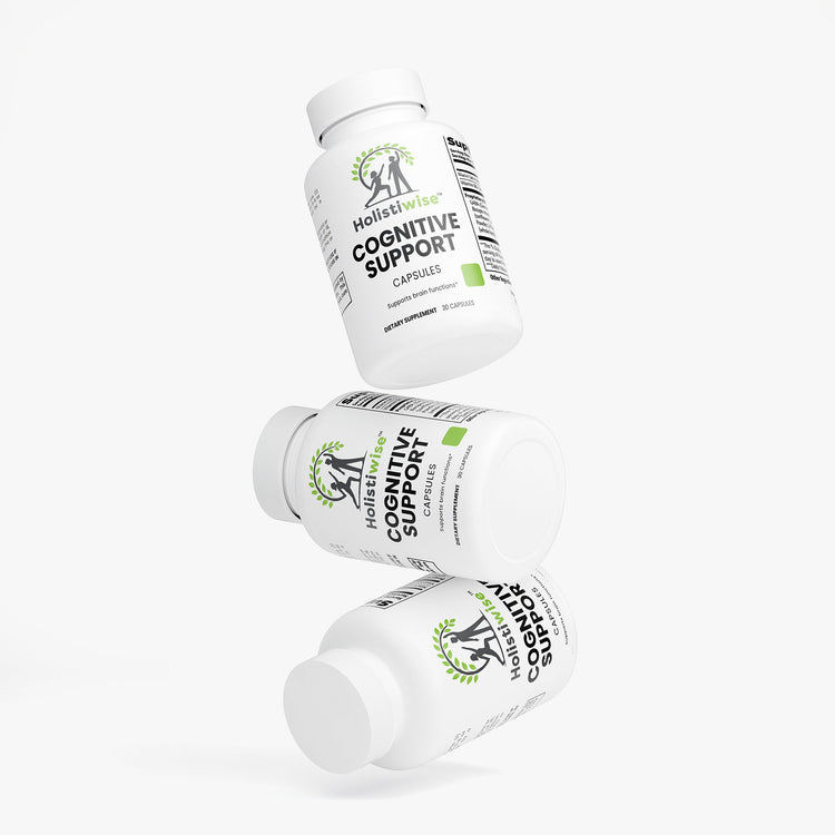 Cognitive Support – Daily Brain Clarity & Focus Supplement with Bacopa, GABA & Huperzine A