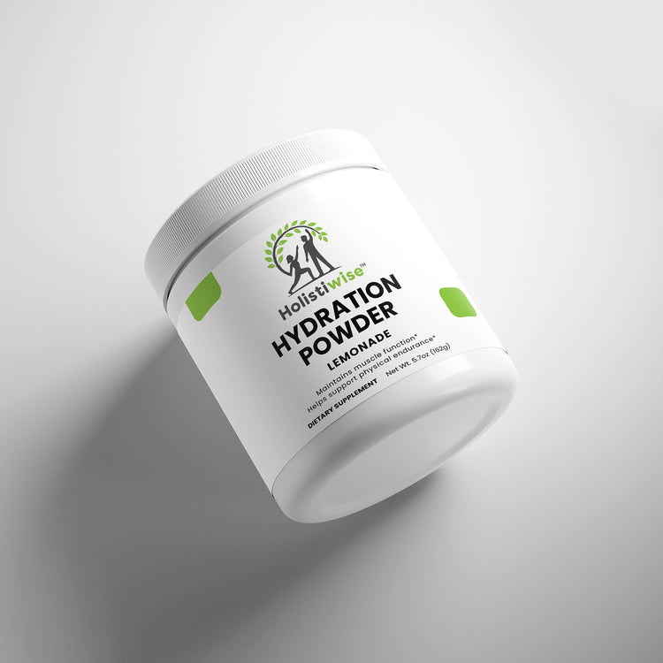 Hydration Powder (Lemonade) – Electrolytes + B Vitamins | 162g | Sugar-Free, Vegan, Caffeine-Free