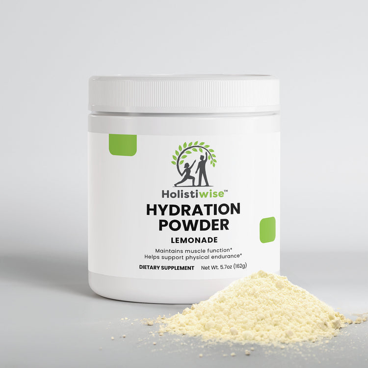 Hydration Powder (Lemonade) – Electrolytes + B Vitamins | 162g | Sugar-Free, Vegan, Caffeine-Free
