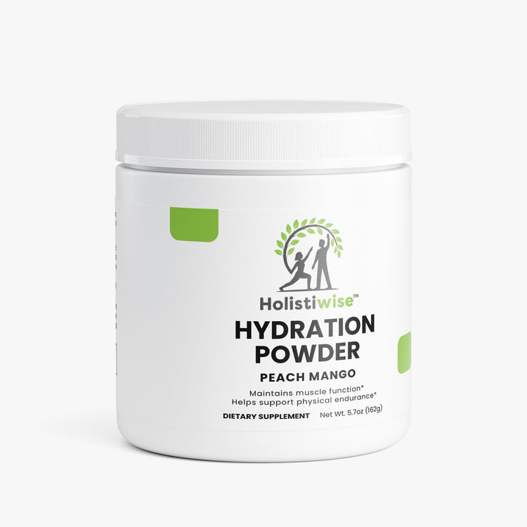 Hydration Powder (Peach Mango) – Electrolytes + B Vitamins | 162g | Vegan, Sugar-Free, Caffeine-Free