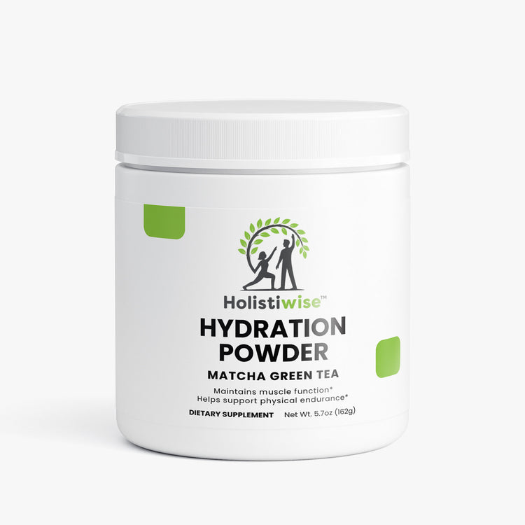 Hydration Powder (Matcha Green Tea) – Electrolytes + B Vitamins | 162g | Vegan, Sugar-Free, Caffeine-Free