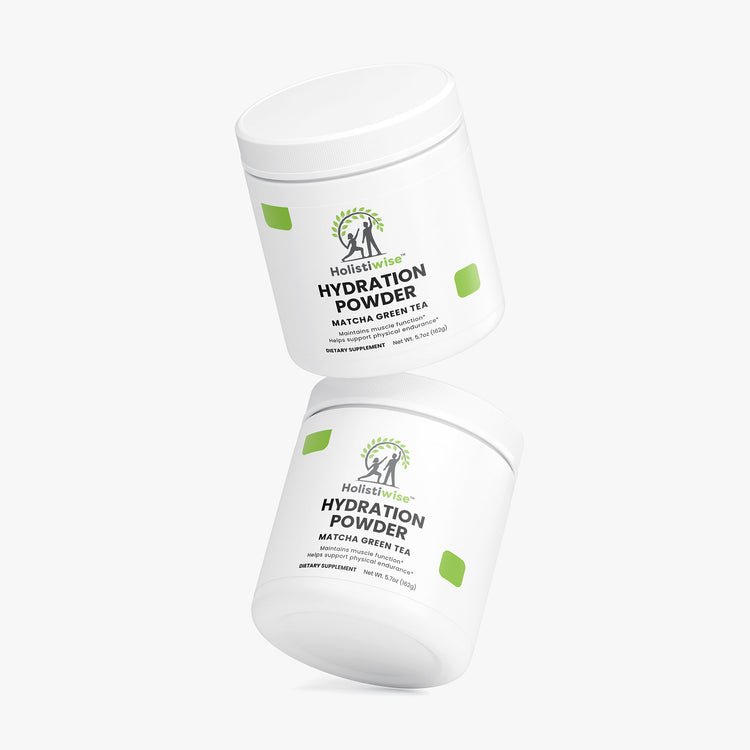 Hydration Powder (Matcha Green Tea) – Electrolytes + B Vitamins | 162g | Vegan, Sugar-Free, Caffeine-Free