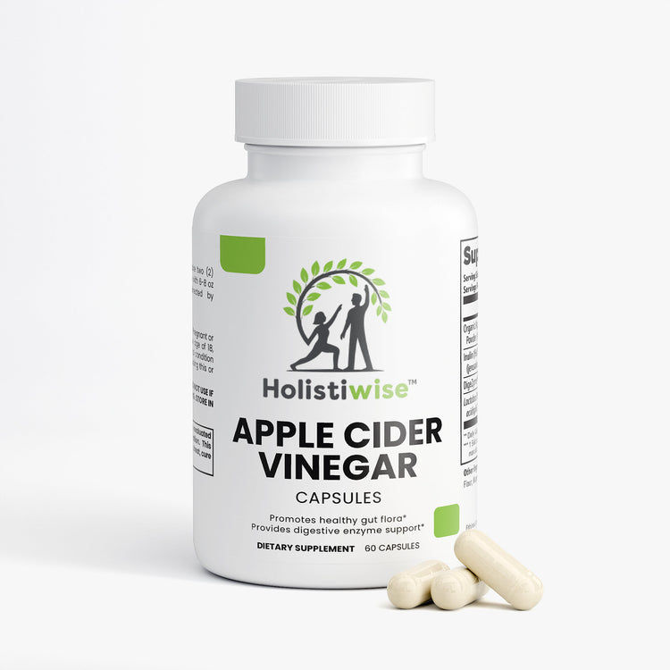 Apple Cider Vinegar Capsules – 1000mg with Probiotics, Prebiotics & Enzymes | Digestive Support | Vegan & Non-GMO | 60 Caps