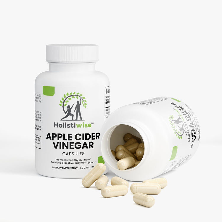 Apple Cider Vinegar Capsules – 1000mg with Probiotics, Prebiotics & Enzymes | Digestive Support | Vegan & Non-GMO | 60 Caps